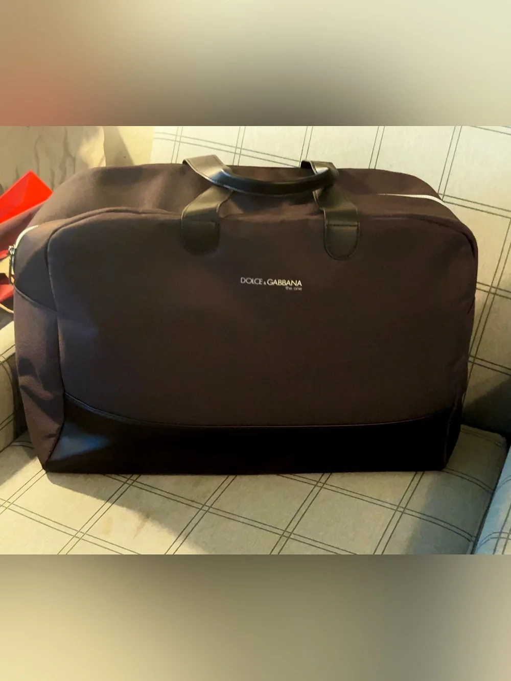 Dolce & Gabbana The One Classic Deep Brown Travel Duffel Bag brown Extra Large